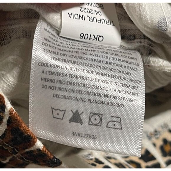 Jessica Simpson Baby Girls Pumpkin Leopard Print 2PC Outfit 12M Soft Cotton - Picture 5 of 10